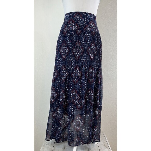 Catherines Plus Size Lined Hi Lo Maxi Skirt Size 0X (14/16) - Picture 1 of 11